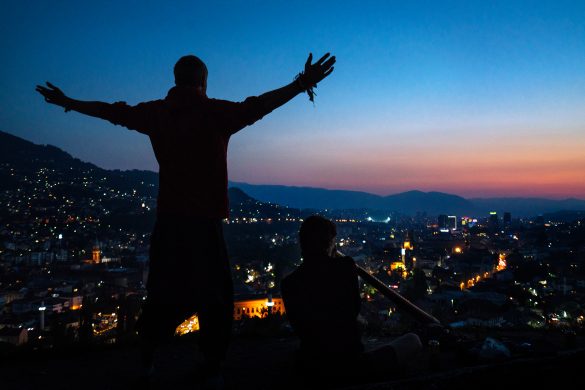 Sarajevo at night